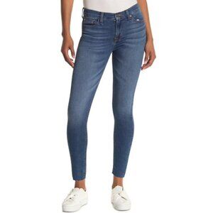 Hudson Jeans Womens Mid Rise Medium Wash Super Skinny Ankle Jeans Sz 30 New